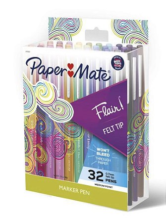 Paper Mate Flair Felt Tip Pens - Limited Edition - 32 unit