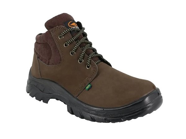 Botina nobuck Ecosafety PS 139 - bico PVC- CA 40677