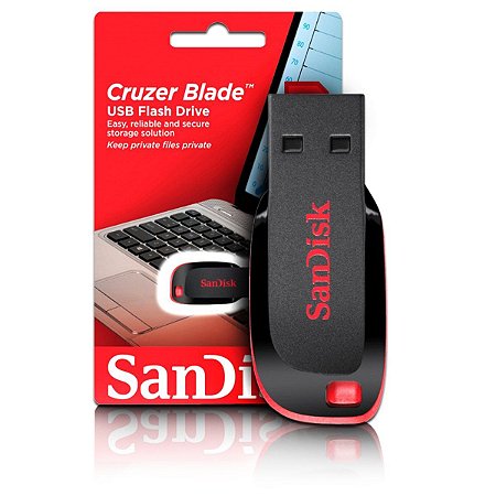 Pen Drive 32Gb Sandisk Pendrive Cruzer Blade