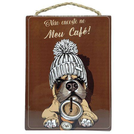 Placa Decorativa em Cerâmica