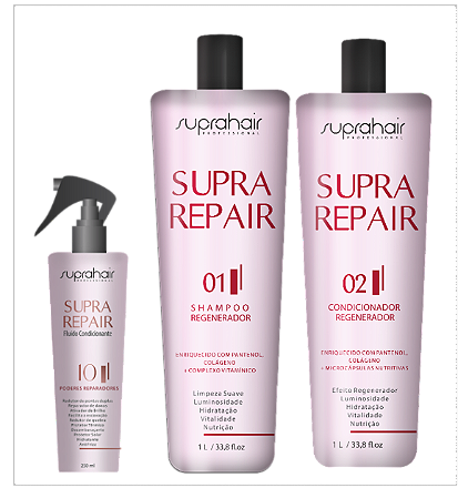 Kit Regenerador Supra Repair 3 PRODUTOS