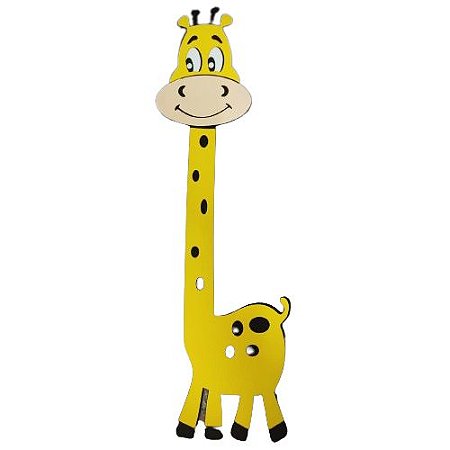 APLIQUE GRANDE 50X20 CM GIRAFA EM E.V.A DECORE COM ARTE