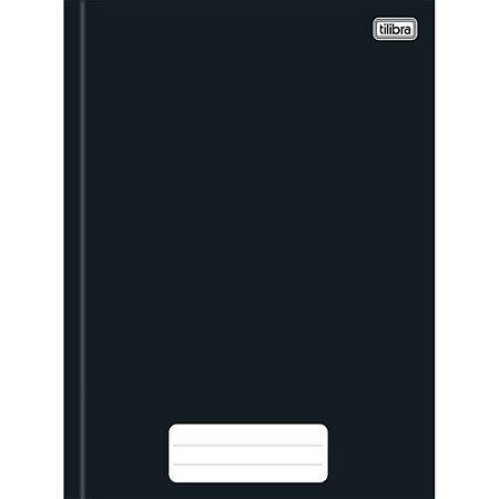 CADERNO CAPA DURA BROCHURAO PEPPER PRETO 80 FOLHAS (5UN) 200 x 275 MM TILIBRA