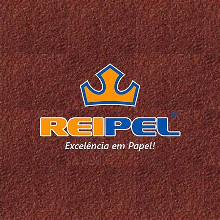 PAPEL CAMURÇA MARROM 60X40 CM PACOTE COM 25 FOLHAS REIPEL