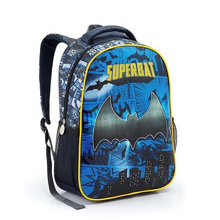 MOCHILA INFANTIL MASCULINA SUPERBAT SEANITE