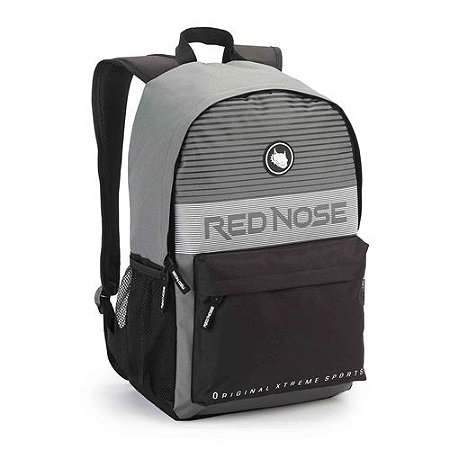 MOCHILA ESCOLAR RED NOSE CINZA SEANITE