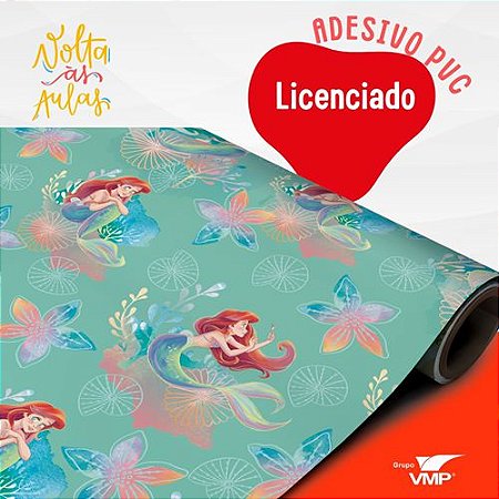 PLASTICO ADESIVO VMP-TAC LICENCIADO ARIEL 944 DISNEY 45CM x 10M 80 MIC VMP