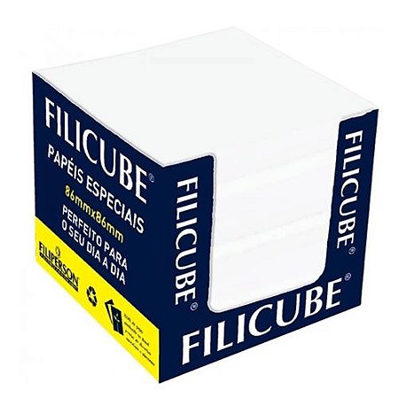BLOCO PARA RECADO BRANCO 75G 86x76 MM 700 FOLHAS FILICUBE FILIPERSON