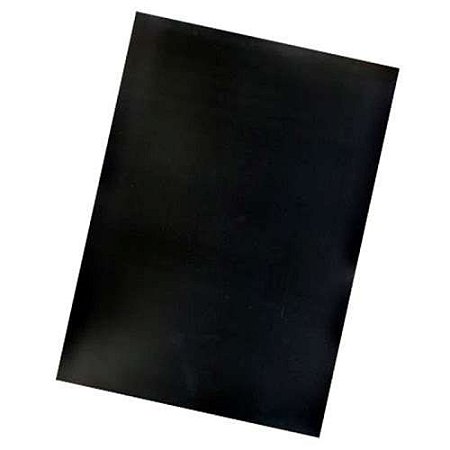 CONTRA CAPA PARA ENCADERNAÇÃO A4 FOSCA PRETA 0,30 MM 100 FOLHAS LASSANE