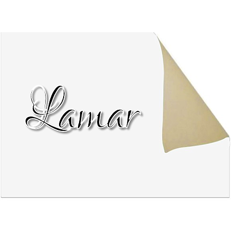 PAPEL CARTAO FOSCO BRANCO 48x66 CM PACOTE COM 20 FOLHAS LAMAR