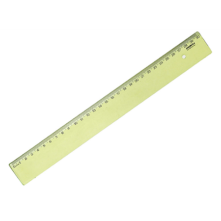 REGUA DE 30 CM NEW LINE AMARELA MAXCRIL