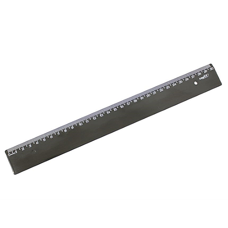 REGUA DE 30 CM NEW LINE BLACK PIANO MAXCRIL
