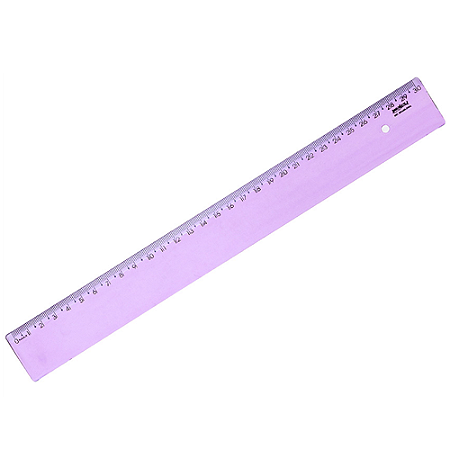 REGUA DE 30 CM NEW LINE LILAS MAXCRIL