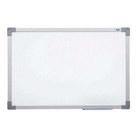 QUADRO BRANCO UV MDF ALUMINIO 40x30 CM STALO