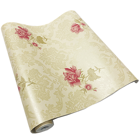PLASTICO ADESIVO VMP-TAC FLORAL ROSA 45CM x 10M 80 MIC VMP