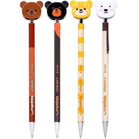 LAPISEIRA URSINHOS 0.5 MM 24 UNIDADES LEO E LEO