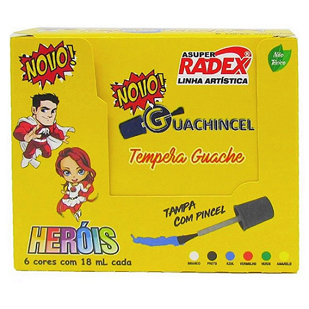 GUACHINCEL 6 CORES 18ML RADEX