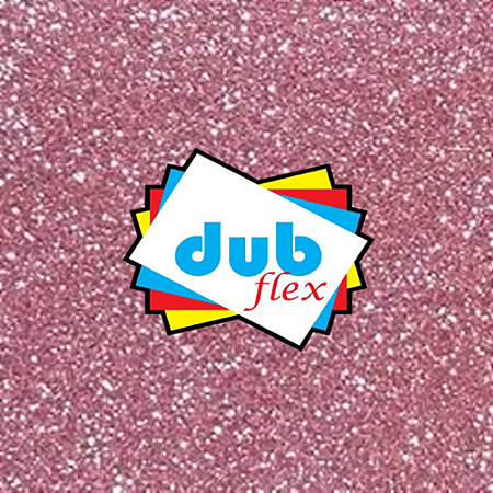 E.V.A COM GLITTER ROSA BEBE 40x48 CM PACOTE COM 10 FOLHAS DUBFLEX