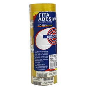 FITA PARA EMPACOTAMENTO EURO PP2000 MEL 12 MM X 10 M 10 UNIDADES EUROCEL