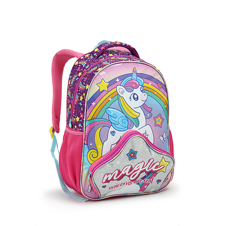 MOCHILA FEMININA MAGIC UNICORNS SEANITE