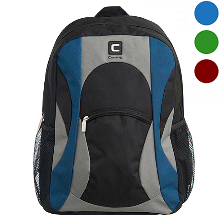 MOCHILA ESCOLAR CASUAL SPORT (CORES SORTIDAS) CONVOY