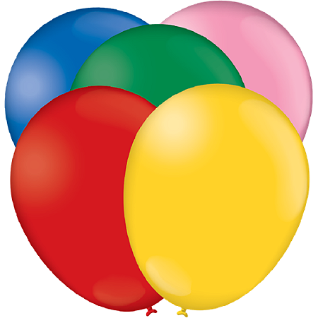 BALAO LISO 7 CORES MISTAS 50 UNIDADES FESTCOLOR