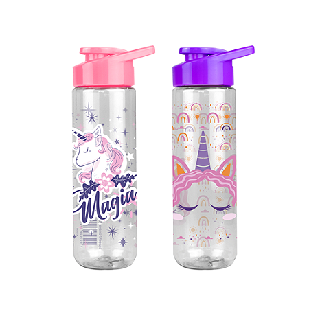 SQUEEZE PET UNICORNIO (SH) 700ML PLASDURAN