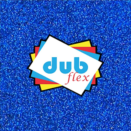 E.V.A COM GLITTER AZUL ESCURO 40x48 CM PACOTE COM 10 FOLHAS DUBFLEX