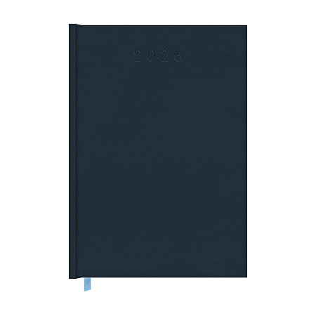 AGENDA COSTURADA MEDIA 138 X 200 MM AZUL 2026 JASPE REDOMA