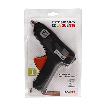 PISTOLA DE COLA QUENTE GRANDE 40W LEOARTE