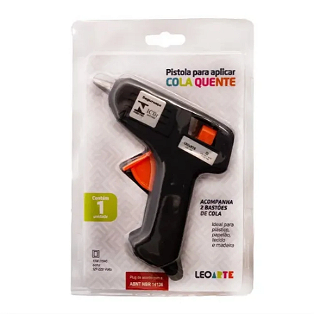 PISTOLA DE COLA QUENTE PEQUENA 15W LEOARTE