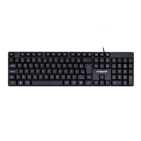 TECLADO OFFICE EASY PRETO USB2.0 MAXPRINT