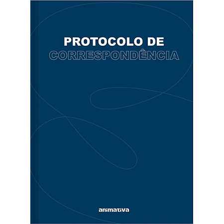 LIVRO PROTOCOLO DE CORRESPONDENCIA 1/4 104 FOLHAS (5UN) 154 x 216 MM ANIMATIVA