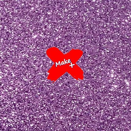 E.V.A COM GLITTER LILAS 40x48 CM PACOTE COM 10 FOLHAS MAKE+
