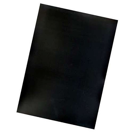 CONTRA CAPA PARA ENCADERNAÇÃO A4 FOSCA PRETA 0,30 MM 100 FOLHAS PLASTYLINE