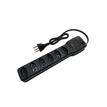 FILTRO DE LINHA 6 TOMADAS BIVOLT LETRON