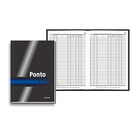 LIVRO DE PONTO CD PEQUENO 2 ASSINATURAS 160 FOLHAS (5 UN) 154 x 216 MM SIDGRAPH