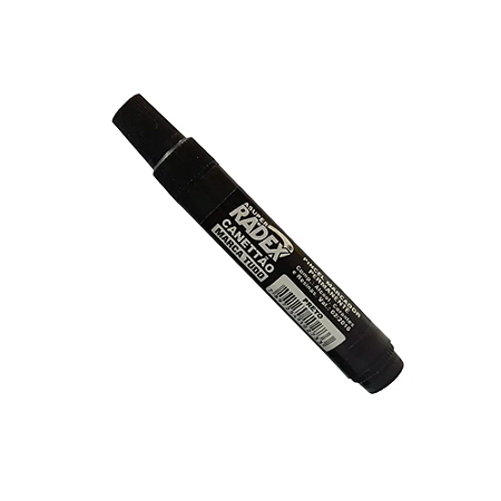 MARCADOR PERMANENTE CANETTAO PRETO PONTA 8 x 4 MM 12 UNIDADES RADEX