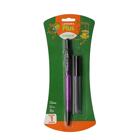 LAPISEIRA PLUS 2.0 CORES SORTIDAS BLISTER LEO E LEO