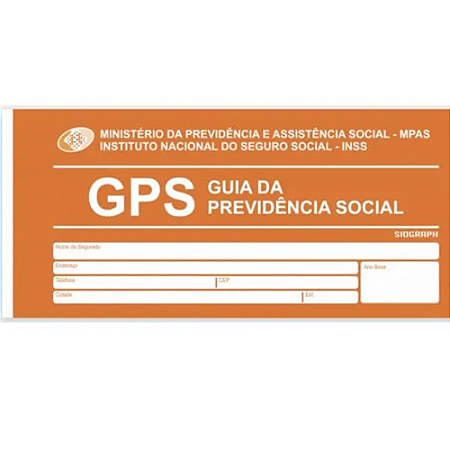 IMPRESSO CARNE GPS 12X2 VIAS COM CARBONO (10 UN) 205 x 94 MM SIDGRAPH