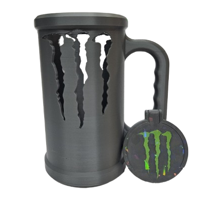 PORTA LATA ENERGETICO 473ML COM TAMPA DANINA3D
