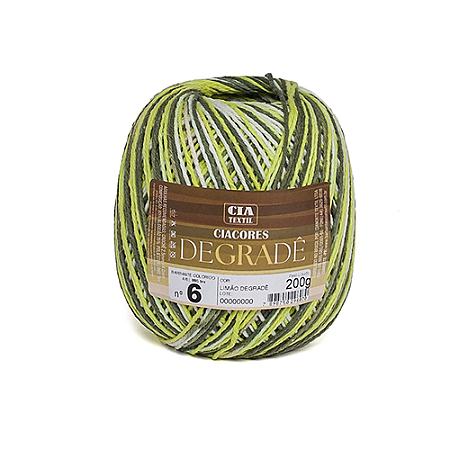 BARBANTE DEGRADE N. 6 200G LIMÃO CIACORES