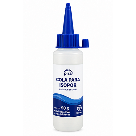 COLA ISOPOR 90G 12 UNIDADES PIRATININGA