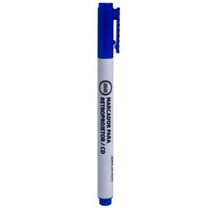 MARCADOR RETROPROJETOR/CD PONTA 2MM AZUL 12 UNIDADES JOCAR OFFICE