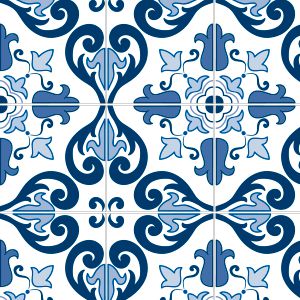 PLASTICO ADESIVO LEOTACK ESTAMPADO AZULEJO 2 45CM x 10M 80 MIC LEOARTE