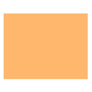 PLASTICO ADESIVO COLORS LARANJA PASTEL 45CM x 10M 80 MIC LEOARTE