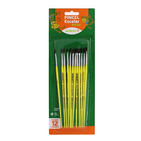 PINCEL ESCOLAR CHATO REF.815-20 12 UNIDADES LEO E LEO