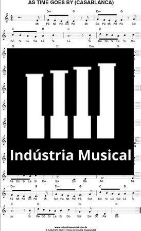 Partitura | As Time Goes By / Casablanca