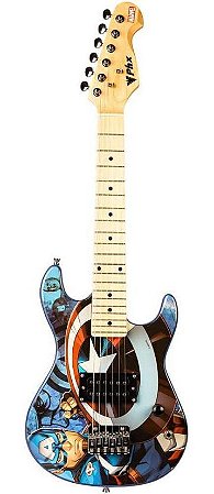 Guitarra Infantil PHX Capitão América Marvel GMC-K2