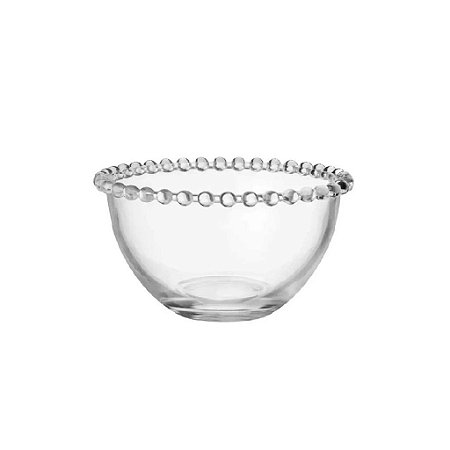Bowl de Vidro Redondo Perola Cristal